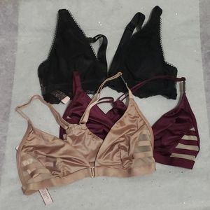 Victoria's Secret bundle bralettes xs